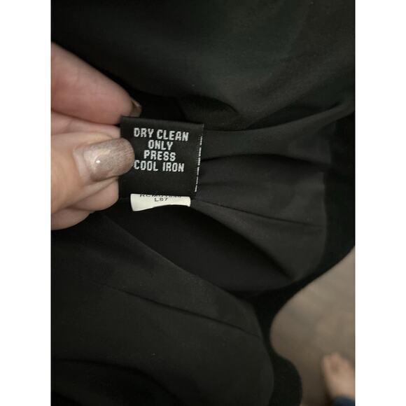 Company Ellen Tracy Women’s‎ Banded Collar Button Jacket SZ L Business Casual - Picture 5 of 7